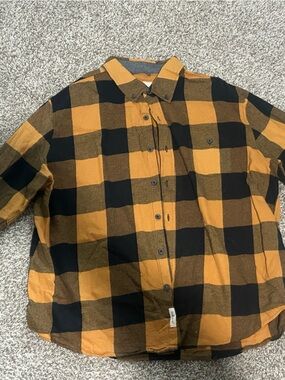 Weatherproof Vintage Mens Flannel LS shirt Sz XXL used good